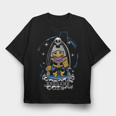 Skull Warrior, Tricou Oversize Barbati (Unisex)