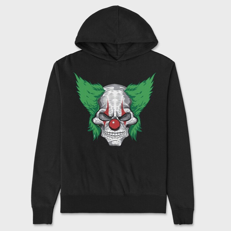 Skull Wings Red, Hanorac Oversize Barbati (Unisex)