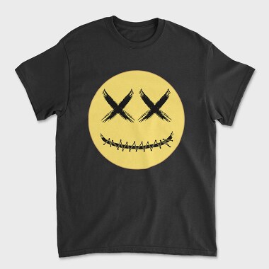 Smiley Skull, Tricou Barbati (Unisex)