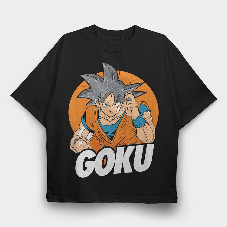 Son Goku Power 1, Tricou Oversize Barbati (Unisex)