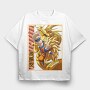Son Goku Power 2, Tricou Oversize Barbati (Unisex)