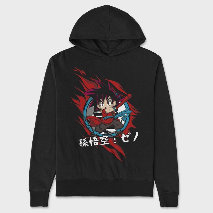 Son Goku Spirit, Hanorac Oversize Barbati (Unisex)