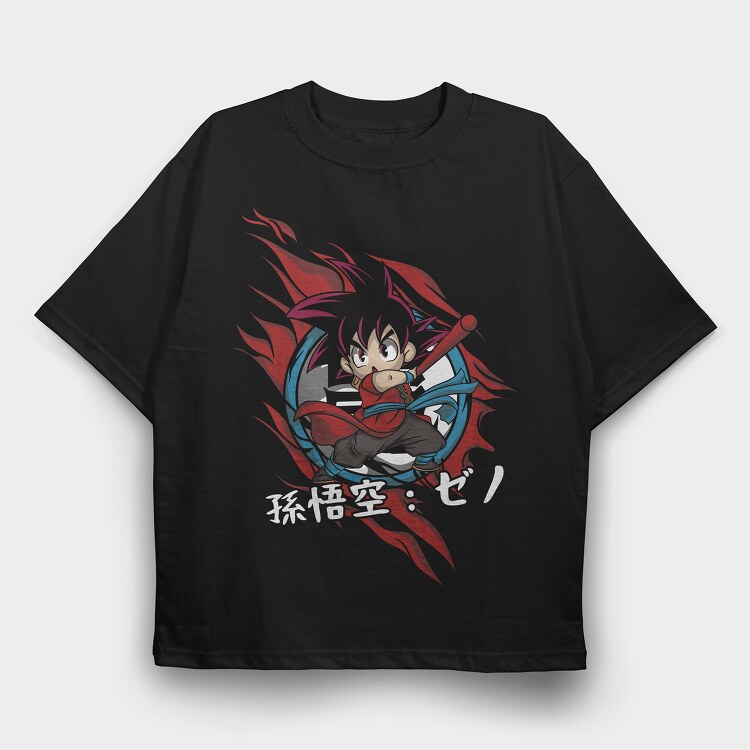 Son Goku Spirit, Tricou Oversize Barbati (Unisex)