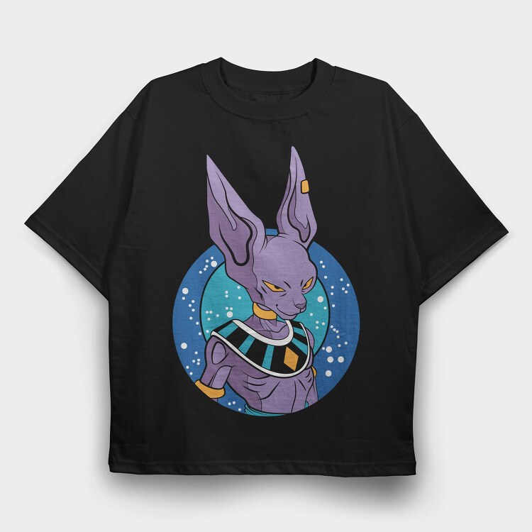 Space Rabbit, Tricou Oversize Barbati (Unisex)