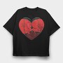 Spider Heart 31, Tricou Oversize Barbati (Unisex)