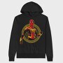 Spiderman Infinity Gauntlet, Hanorac Oversize Barbati (Unisex)
