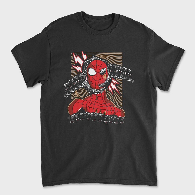 Spiderman Lightning Strike, Tricou Barbati (Unisex)