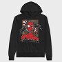 Spiderman Lightning Strike, Hanorac Oversize Barbati (Unisex)