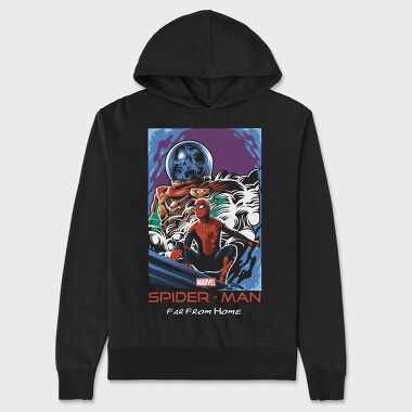 Spiderman Marvel, Hanorac Oversize Barbati (Unisex)