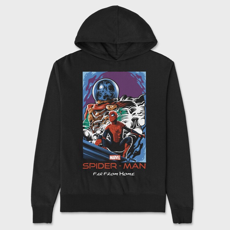 Spiderman Marvel, Hanorac Oversize Barbati (Unisex)
