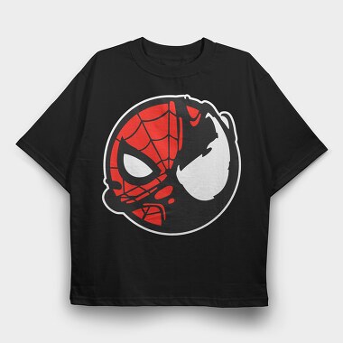 Spiderman Mask, Tricou Oversize Barbati (Unisex)