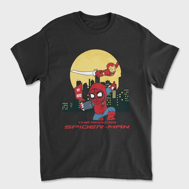 Spiderman My Hero, Tricou Barbati (Unisex)
