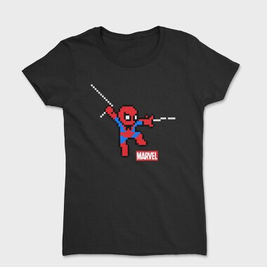Spiderman Pixel Marvel, Tricou Femei