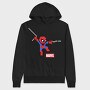Spiderman Pixel Marvel, Hanorac Oversize Barbati (Unisex)