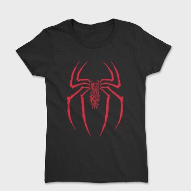 Spiderman Power Responsibility, Tricou Femei