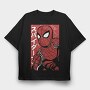 Spiderman Red Mask, Tricou Oversize Barbati (Unisex)