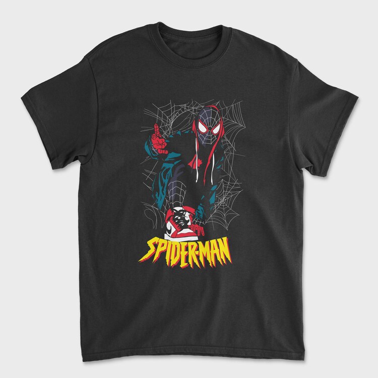 Spiderman Rock On, Tricou Barbati (Unisex)