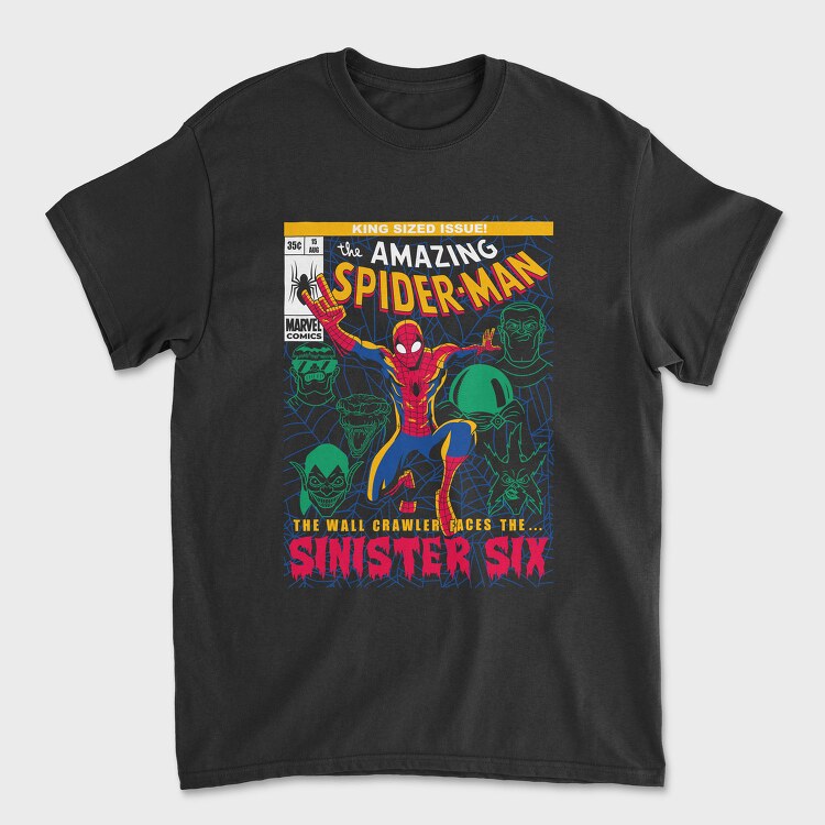 Spiderman Sinister Six, Tricou Barbati (Unisex)