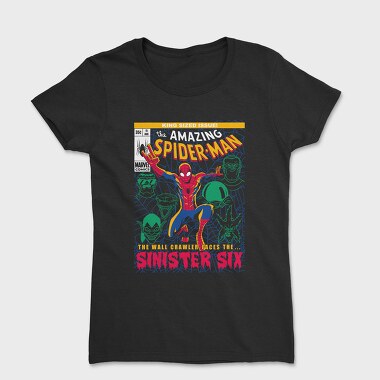Spiderman Sinister Six, Tricou Femei