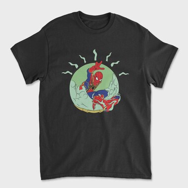 Spiderman Meditate, Tricou Barbati (Unisex)
