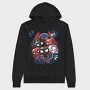 Spiderman Pop Art, Hanorac Oversize Barbati (Unisex)