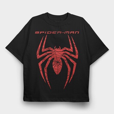 Spiderman Web Spin 5, Tricou Oversize Barbati (Unisex)