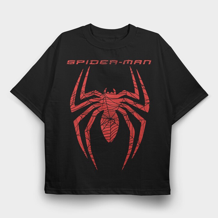 Spiderman Web Spin 5, Tricou Oversize Barbati (Unisex)