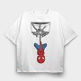 Spiderman Web Spinner, Tricou Oversize Barbati (Unisex)