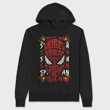 Spiderman Web Strike 1, Hanorac Oversize Barbati (Unisex)