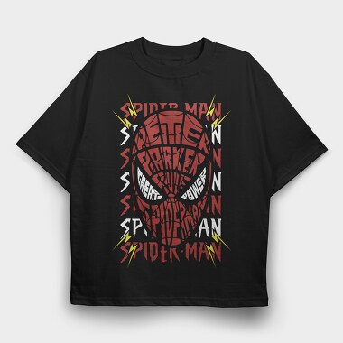 Spiderman Web Strike 1, Tricou Oversize Barbati (Unisex)