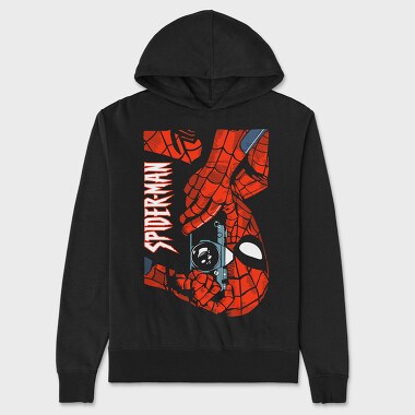 Spiderman Webbed Fist, Hanorac Oversize Barbati (Unisex)