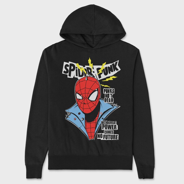 Spiderpunk Power, Hanorac Oversize Barbati (Unisex)