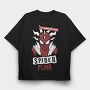 Spiderpunk Tour, Tricou Oversize Barbati (Unisex)