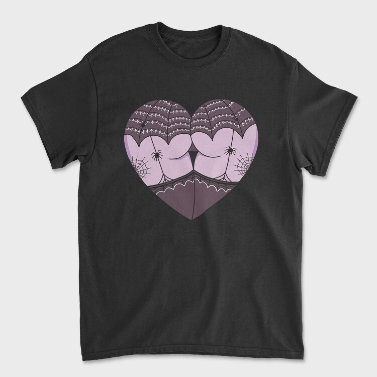 Spiderweb Heart, Tricou Barbati (Unisex)
