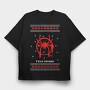 Spiderweb Xmas, Tricou Oversize Barbati (Unisex)