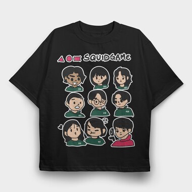 Squad Squad Game, Tricou Oversize Barbati (Unisex)