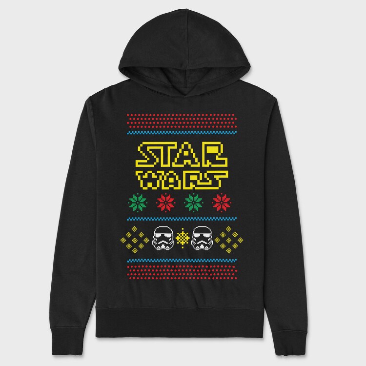 Star Wars Festive Sweater, Hanorac Oversize Barbati (Unisex)