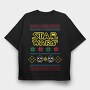Star Wars Festive Sweater, Tricou Oversize Barbati (Unisex)
