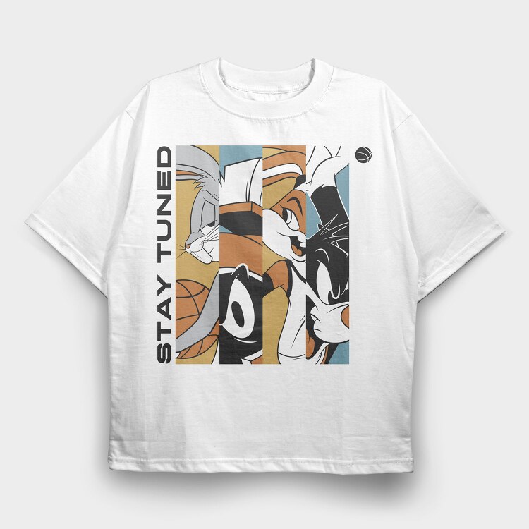 Staytuned Bugs, Tricou Oversize Barbati (Unisex)