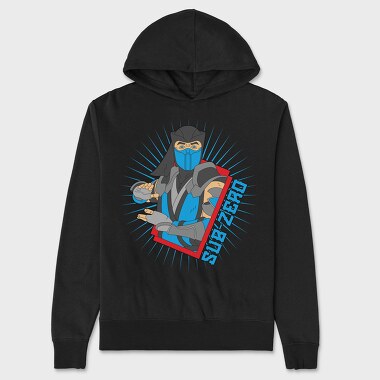 Sub Zero Ninja, Hanorac Oversize Barbati (Unisex)