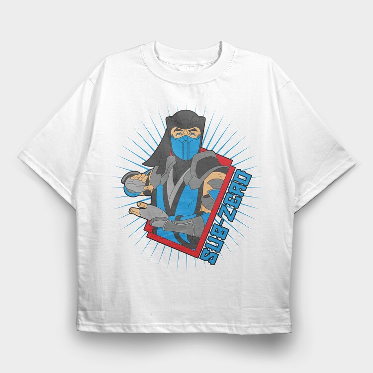 Sub Zero Ninja, Tricou Oversize Barbati (Unisex)