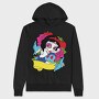 Sugar Skull Snow White, Hanorac Oversize Barbati (Unisex)