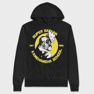 Super Saiyan School, Hanorac Oversize Barbati (Unisex)