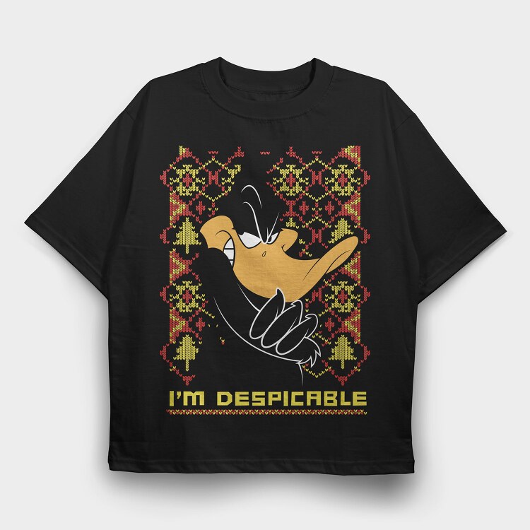 Sweater Duck Despicable, Tricou Oversize Barbati (Unisex)