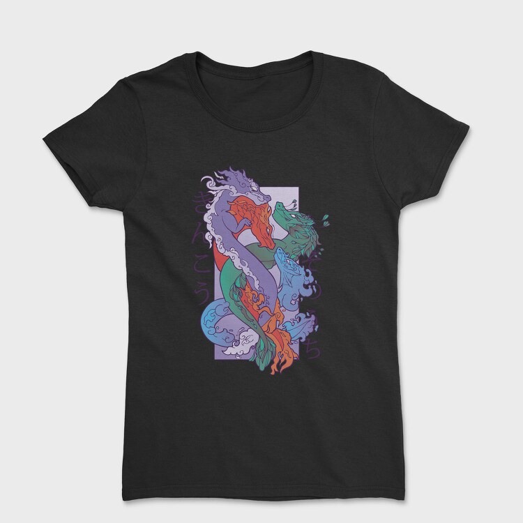 Ancient Dragon Creatures Four Elements, Tricou Femei