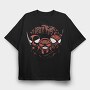 Spiderman Skull, Tricou Oversize Barbati (Unisex)