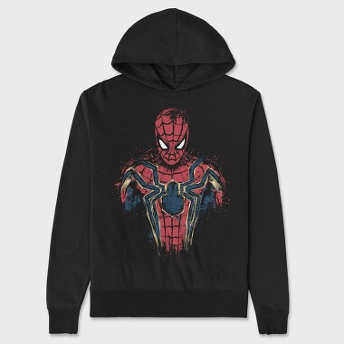 Spiderman Splash, Hanorac Oversize Barbati (Unisex)