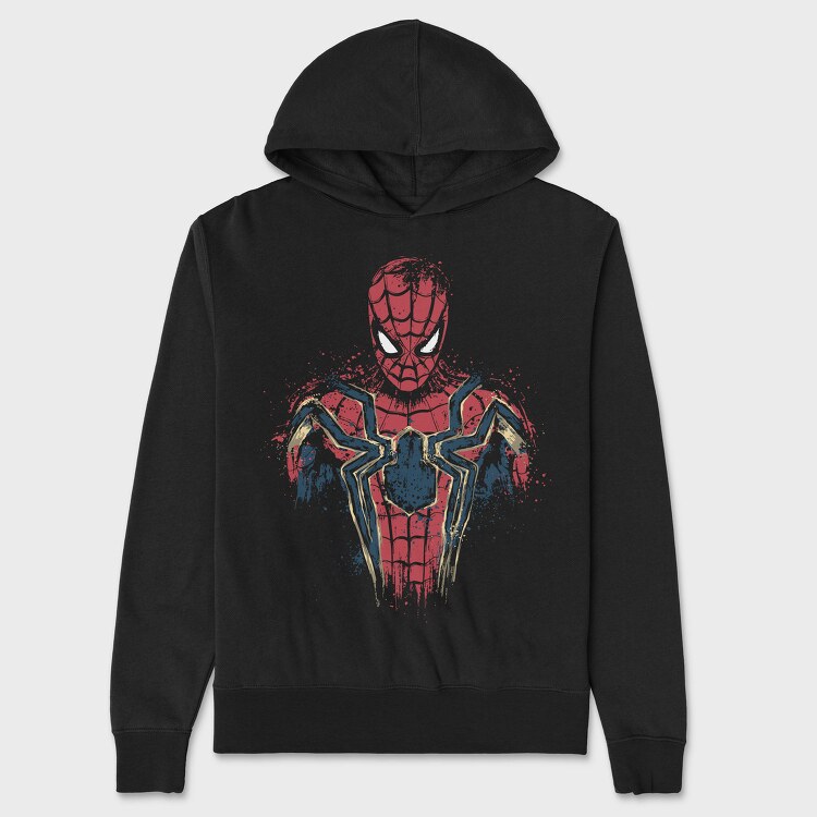 Spiderman Splash, Hanorac Oversize Barbati (Unisex)