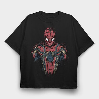 Spiderman Splash, Tricou Oversize Barbati (Unisex)