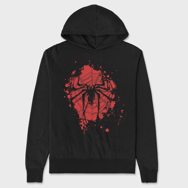Spiderman Splatter, Hanorac Oversize Barbati (Unisex)